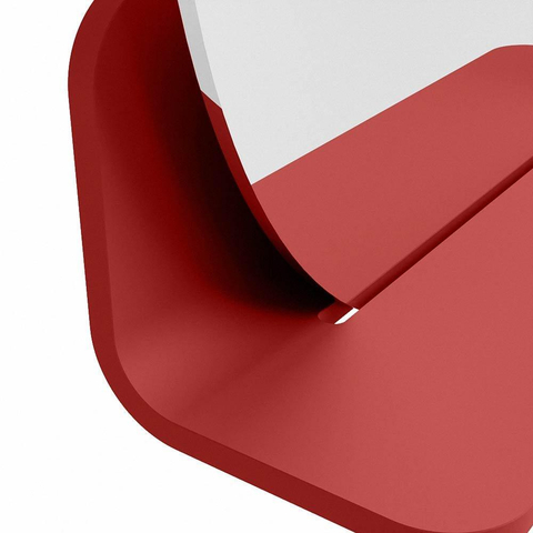 Mondiaz SPOT spiegel – Ø40 cm – met planchet – Fire (rood) SW1235522