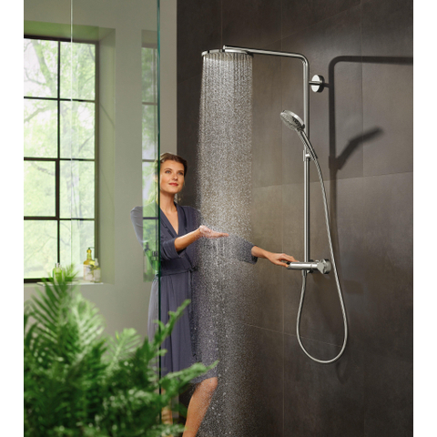Hansgrohe Raindance Select S - select Regendoucheset - thermostaat - hoofddouche 24cm - hoogglans chroom SW204694
