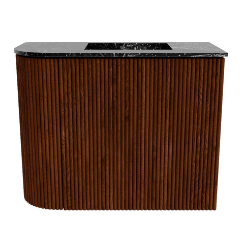 Mondiaz JOYA-DLUX 51.6cm toiletmeubel - ronding links kleur Ruby - Wastafel FAYE positie Rechts 1 kraangat kleur Lava. SW1423636