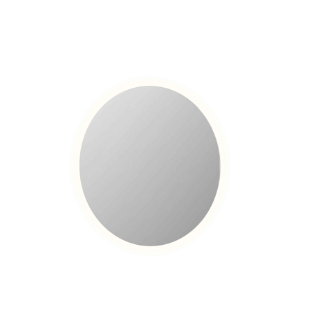 INK SP25 spiegel – rond Ø100 cm – LED-verlichting – spiegelverwarming, dimbaar – stalen kader SW798420