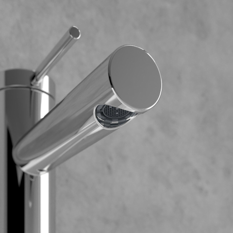 Villeroy & Boch Loop & Friends Mitigeur de lavabo - avec garniture de vidage à tirette - chrome SW974141