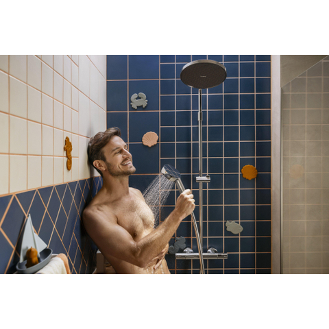 Hansgrohe Activera S - showerpipe - 240 - 1jet - ecosmart+ - met Ecostat Fine Varia - hoogglans chroom SW1388135