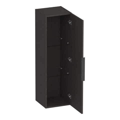 BRAUER Elevate armoire de salle de bains - 120x35x35cm - hors poignée rapportée - 1 porte - ouvrant à gauche ou à droite - Timber Anthracite SW1199989