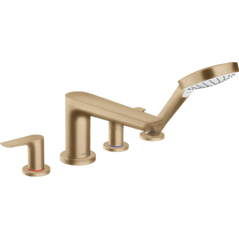 Hansgrohe Talis E élément de finition pour robinet de baignoire 4 trous pour corps encastré 13244180 bronze brossé SW490359