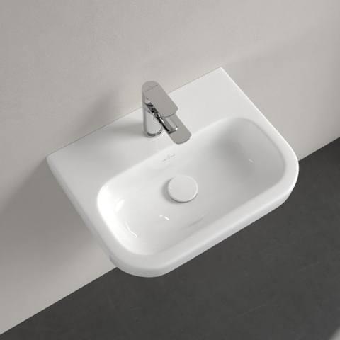Villeroy & Boch Architectura fontein - met kraangat - zonder overloop - 50x38cm - White Alpine (glans wit) SW68799
