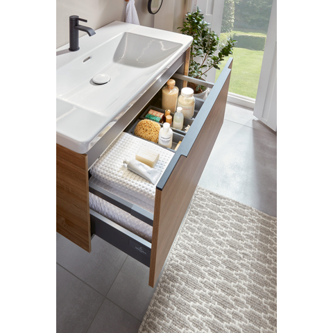Villeroy & Boch Subway 3.0 meubelwastafel 80x47cm 1 kraangat m/overloop wit SHOWROOMMODEL SHOW26596
