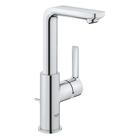 Grohe Lineare New Waterbesparende Wastafelkraan - L-Size - met waste - draaibare gegoten uitloop - chroom SW97538