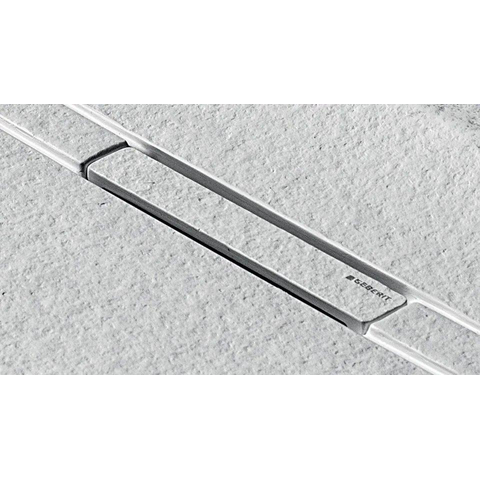 Geberit Sestra Douchevloer - 160x90cm - structuur wit leisteen SW637387