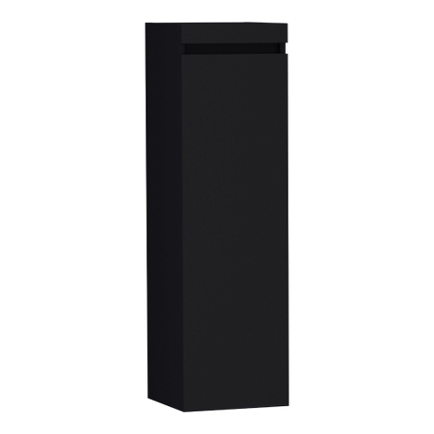 BRAUER Joy badkamerkast - 120x35x35cm - 1 deur - greeploos - linksdraaiend - mat zwart SW370780
