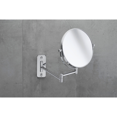 Duravit D-code Cosmeticaspiegel 3x vergrotend - 23cm - hoogglans chroom 0315152