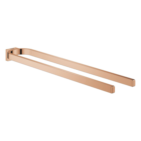 Grohe Selection Handdoekhouder - 36cm - dubbel - niet draaibaar - warm sunset (koper) SW499851