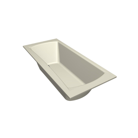 Xenz Robijn Baignoire duo - 180x80x48 - bonde Centrale - acrylique - pergamon SW378292