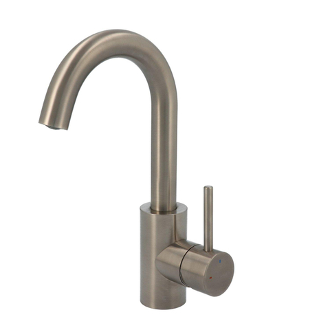 Hotbath Buddy wastafelmengkraan 004 S geborsteld nikkel SHOWROOMMODEL SHOW23251