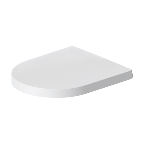 Duravit Me by starck WC-zitting - 43.8x37.4x4cm - compact - softclose - quickrelease - hygieneglaze - zijdemat wit SW1204381