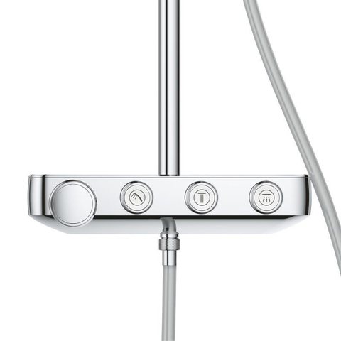 GROHE Euphoria smartcontrol Regendoucheset Opbouw- hoofddouche 31cm - handdouche rond - chroom OUTLETSTORE STORE44638