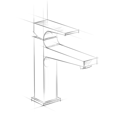 Hansgrohe Metropol 1 greeps wastafelkraan - 110 met rechte greep - met trekwaste - hoogglans chroom SW99734