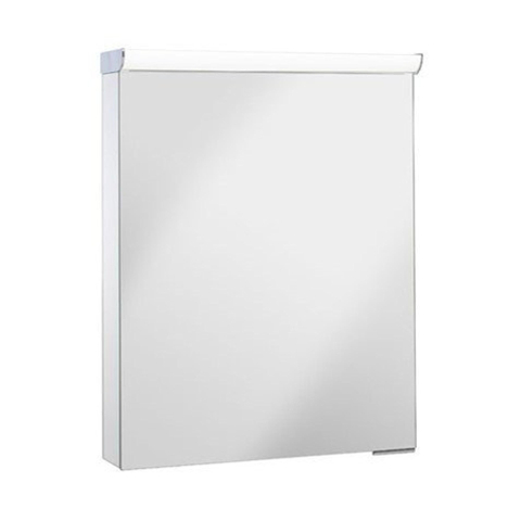 Crosswater Cabinet Lustro Spiegelkast - 55x70cm - LED verlichting - deur links/rechts - IP44 - mirror glass (zilver) SW876250