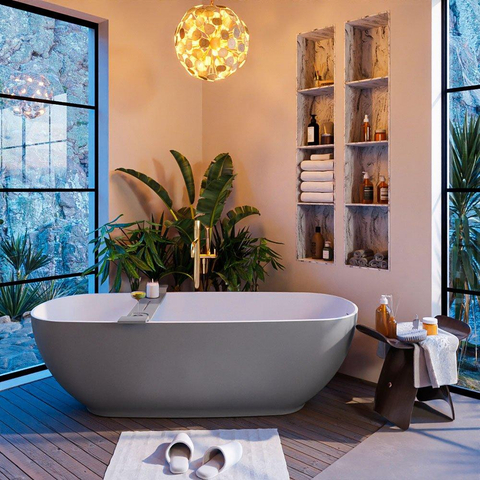 Mondiaz ALAN-DLUX Ensemble de meuble - 120cm - meuble Plata mat - 2 tiroirs - Lavabo Cloud Glace suspendu - vasque Gauche - 1 trou de robinet SW806481
