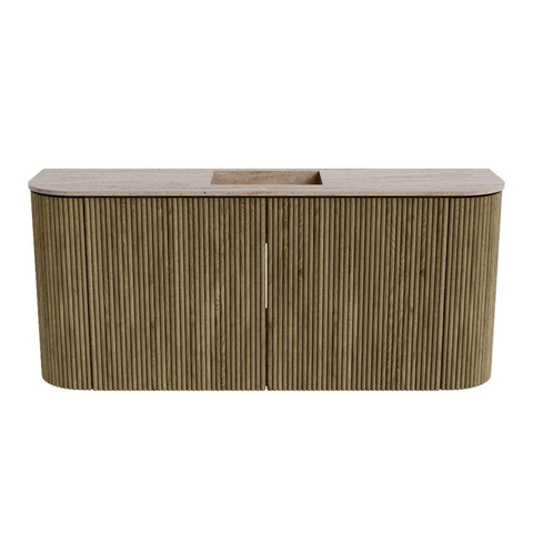 Mondiaz JOYA-DLUX 93.2cm toiletmeubel - ronding links en rechts kleur Dusk - Wastafel FAYE positie Midden 1 kraangat kleur Saba. SW1426100