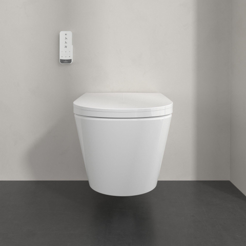 Villeroy & Boch Viclean douche wc - 60.9cm directflush ovaal - spoelrandloos - White Alpine (glans wit) SW1387014
