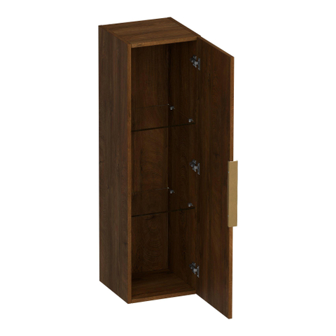 BRAUER Elevate armoire de salle de bains - 120x35x35cm - poignée rapportée excl. - 1 porte - ouvrant à gauche ou à droite - Forest Cacao SW1199975