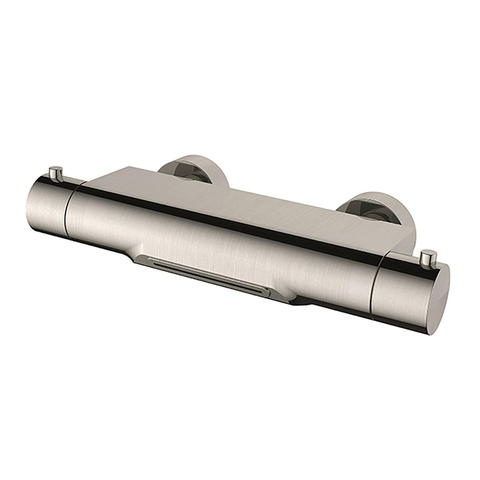 Wiesbaden Style Thermostatische badmengkraan waterval cooltouch - PVD - geborsteld staal (RVS) SW418213