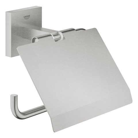 Grohe Start Cube closetrolhouder - met klep - Supersteel (RVS) SW878159