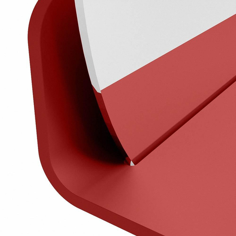 Mondiaz SPOT miroir – Ø 50 cm – avec tablette – Fire (rouge) SW1235523