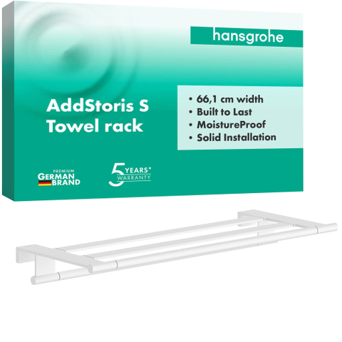 Hansgrohe AddStoris S handdoekrek met handdoekhouder mw SW1567150