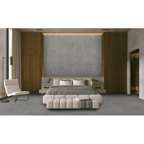 ÉCHANTILLON Terravito Cozino Carrelage de sol et de mur - 60x60cm - rectifié - gris mat SW1130971