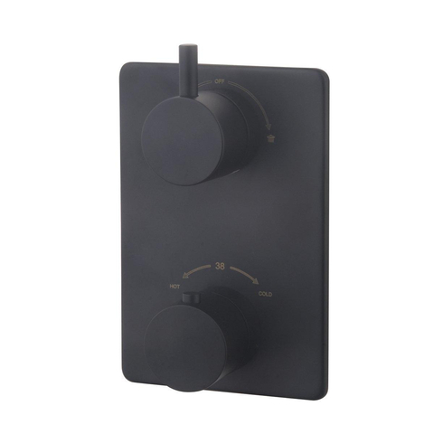 Wiesbaden Caral Robinet baignoire à encastrer Noir mat SW539723