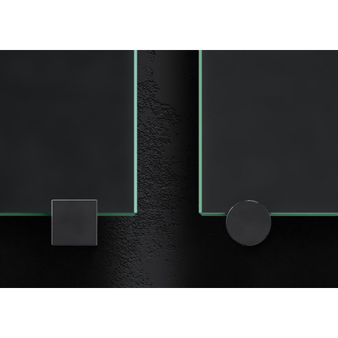 Clou Hold Me spiegelklemmen – vierkant – 1.5x3.5 cm – set van 4 – Chroom SW9708