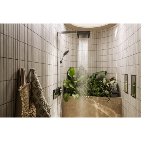 Hansgrohe Raindance Alive Q - showerpipe - 210/340 2jet - ecosmart - thermostatische - thermostaat - hoogglans chroom SW1387820