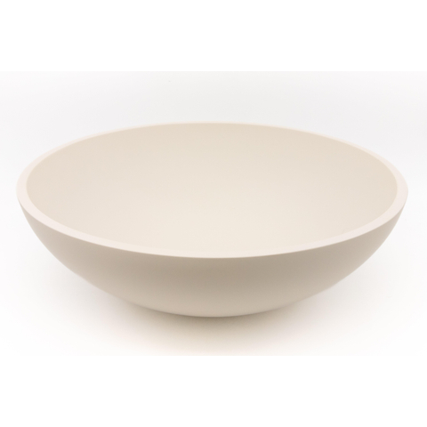 Zeza Element Waskom - 41x41x14cm - solid surface - mat crème (beige) SW1440417