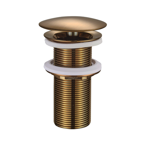 Wiesbaden UniMatch bouchon de vidange ouverte prolongée 5/4" cuivre bronze brossé PVD SW970152