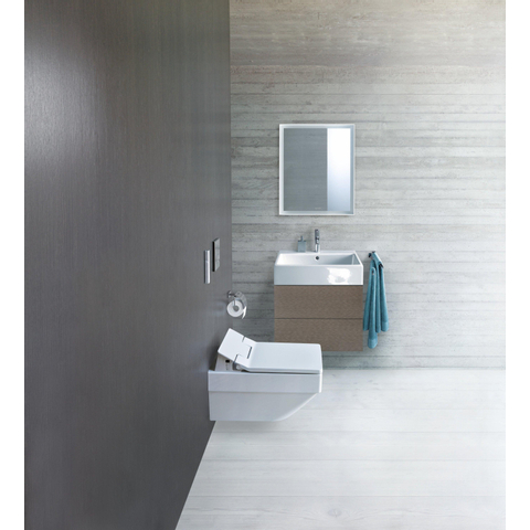 Duravit Lavabo 13.5x47cm 1 trou pour robinet rectangulaire céramique blanc SW116941