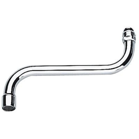 Grohe Costa Draaibare S-uitloop - met straalregelaar - M22 - 200mm - chroom 0433691
