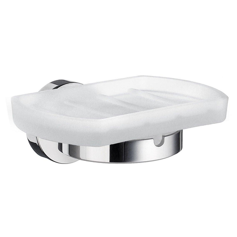 Smedbo Home Zeepschaal wandmodel chroom mat glas SHOWROOMMODEL SHOW25592
