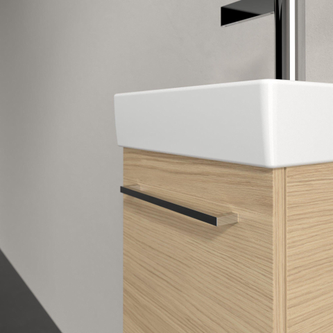 Villeroy & Boch Avento wastafelonderbouwkast - 1 deur - 34x51.4x20.2cm links - Nordic Oak (hout) SW448534