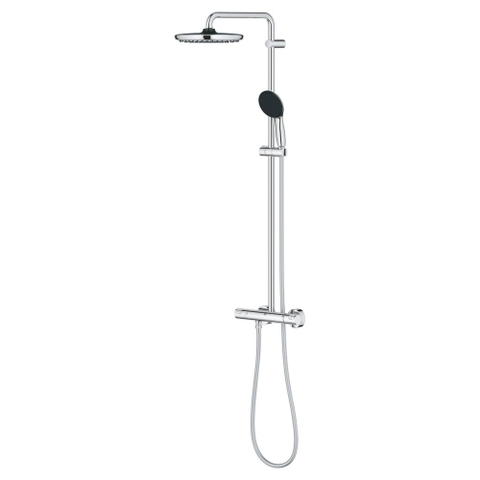 Grohe Vitalio Start 250 opbouw regendoucheset – thermostatisch – Ø25 cm hoofddouche – Ø11 cm handdouche – chroom SW1028253