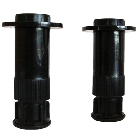 GO by Van Marcke - Helion - jeu de pieds pour receveur de douche 140cm - 15 pièces - noir SW401283