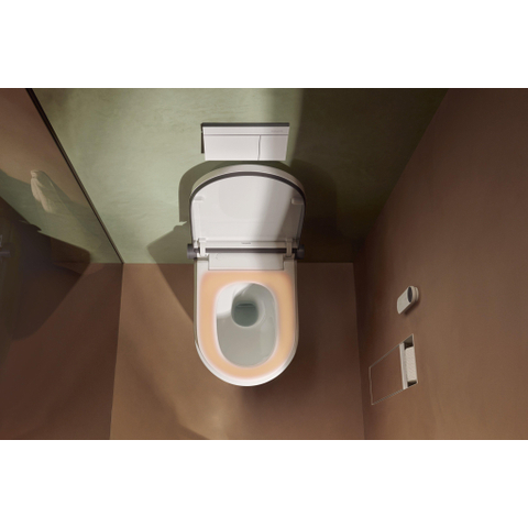 Hansgrohe LavaPura Element S WC lavant – séchage à air chaud & abattant automatique – blanc brillant SW1413638