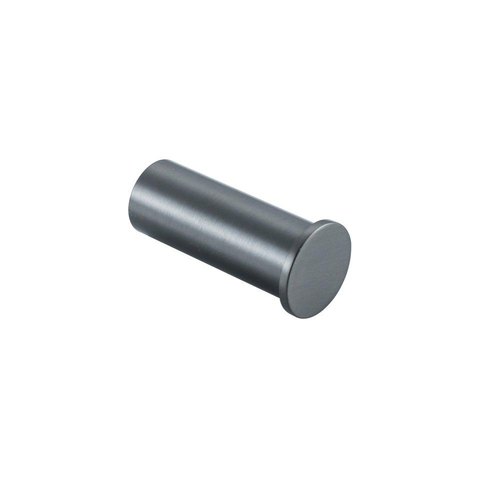 Fortifura Calvi Toiletset 3-delig - toiletrolhouder - zonder klep - toiletborstel - handdoekhaak enkel rond - PVD - geborsteld gunmetal (antraciet) SW1248423