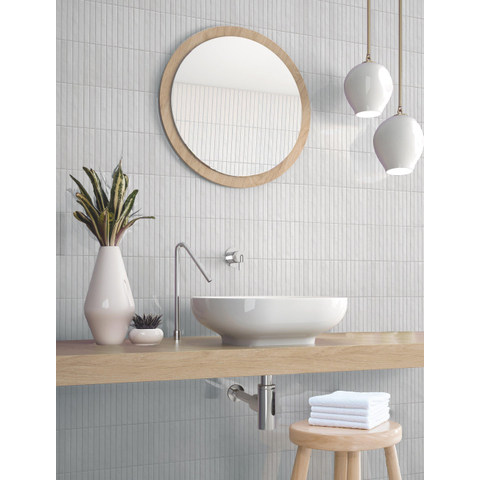 Terravito Girivo Carrelage mural céramique - 35x35cm - 9.2mm - Blanc SW1245086