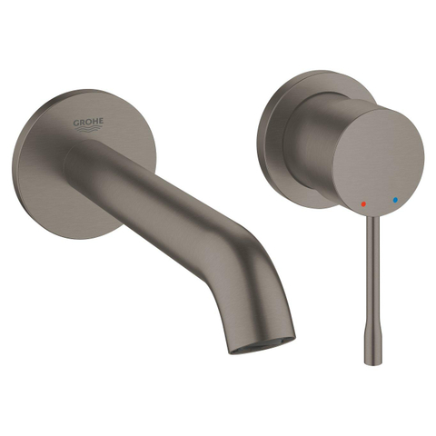Grohe Essence Wastafelkraan Inbouw - uitloop 18.3cm - M-size - brushed hard graphite (antraciet) SW701298