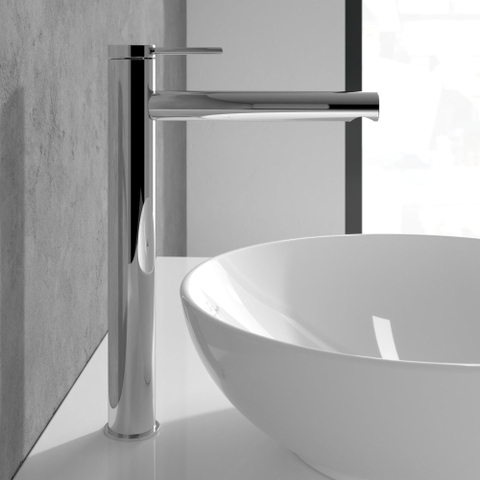 Villeroy & Boch Loop & Friends ensemble de robinet à levier unique rehaussé - chrome SW974145