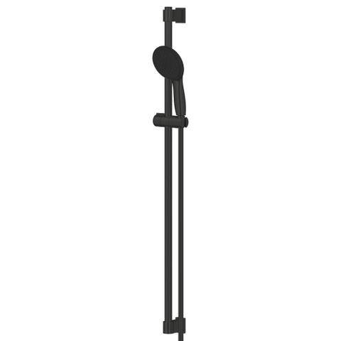 Grohe Vitalio Start 110 Glijstangset - 90cm - ronde handdouche - met 2 straalsoorten - gladde doucheslang - matte black (mat zwart) SW1126916