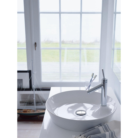 Duravit Cape cod Waskom rond - met 1 kraangat - zonder overloop - diameter 48cm - glans wit 0293442