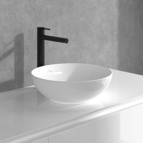 Villeroy & Boch Loop & Friends Mitigeur de lavabo monocommande - surélevé - noir mat SW974127
