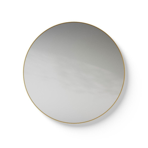 Looox Mirror collection Mirror Gold Line Round ronde spiegel - 70cm - mat goud SW405074